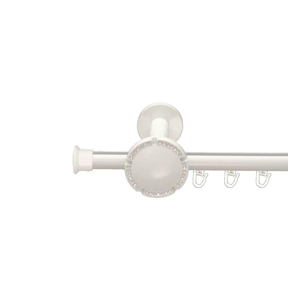 Карниз Orvit Дуо однорядный профильный 19 мм 160 см Белый (00-00009594)