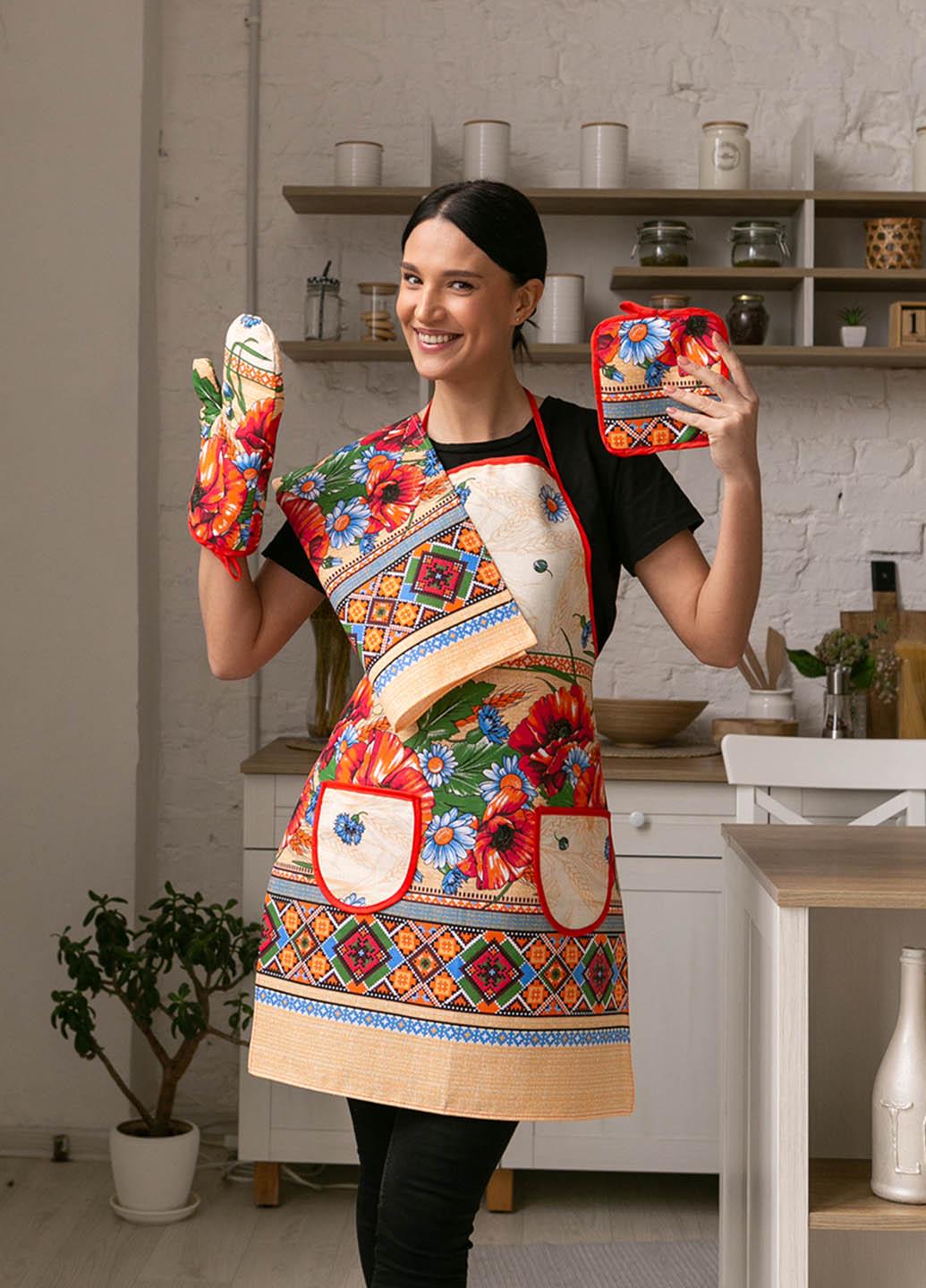 Кухонный набор Мак-колосок 4 шт. (кнмкл)