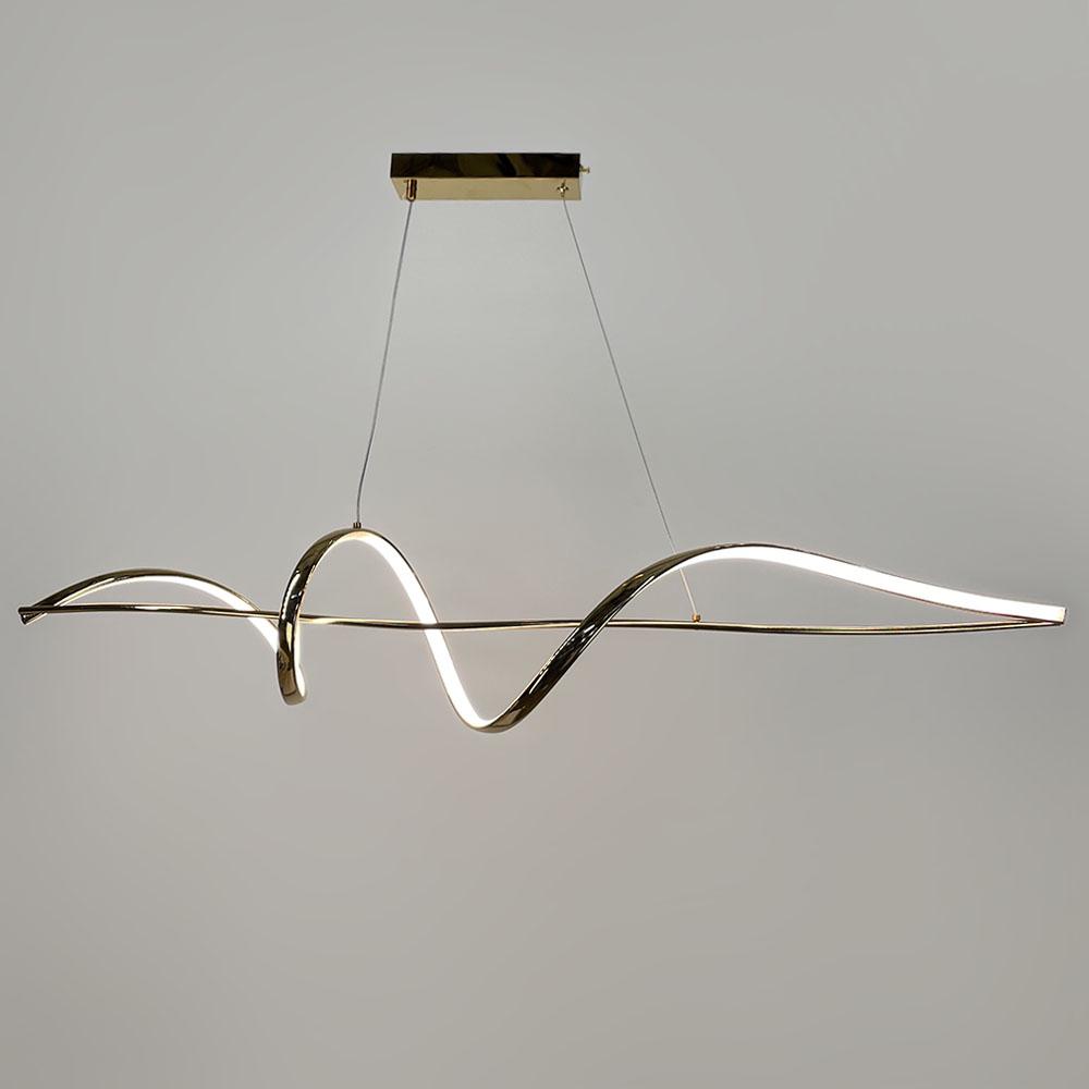 Люстра подвесная Led Light House LNF-17497 GD 50W 120 см Золотой