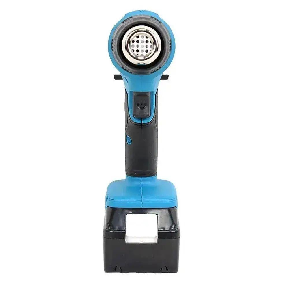 Будівельний фен 3 насадки 2 АКБ 5 Ач 1200 Вт (opt-104153) - фото 8 Будівельний фен 3 насадки 2 АКБ 5 Ач 1200 Вт (opt-104153) - фото 8