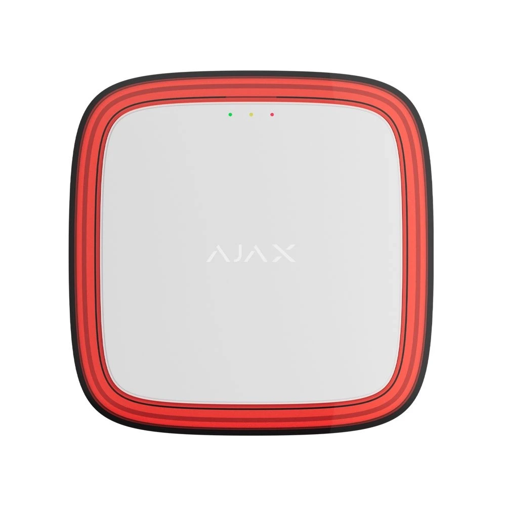 Пожежний оповіщувач світловий бездротовий адресний Ajax EN54 FireProtect VAD Jeweller White