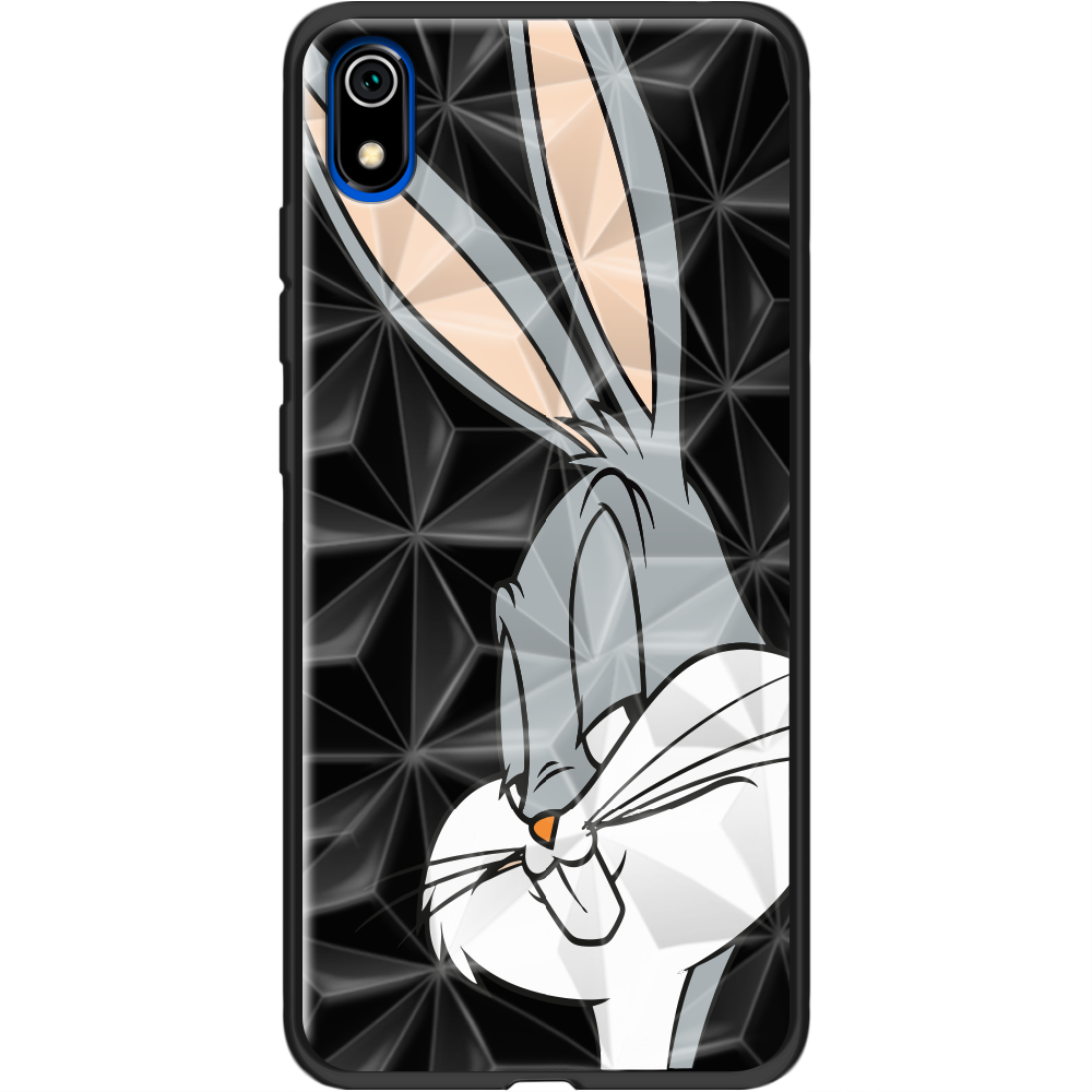 Чохол Boxface Xiaomi Redmi 7A Lucky Rabbit Чорний силікон із призмою(37400-bk81-37869)