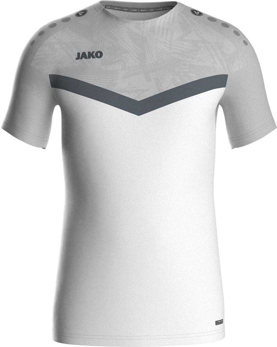 Футболка детская Jako ICONIC 6124-016 128 см Бело-серый