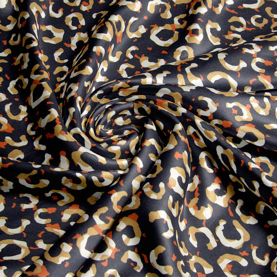 Ткань шелк атлас IDEIA Armani Screen полкруга 1,5 м Черный (2200004221120)