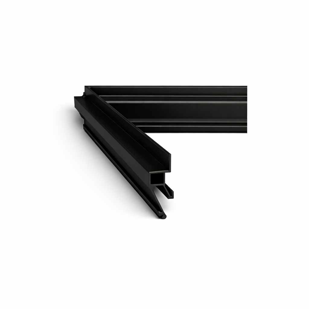 Кут зварний зовнішній 90° для профілю парящий ГХ1 Чорний (КЗГХ1Ч)