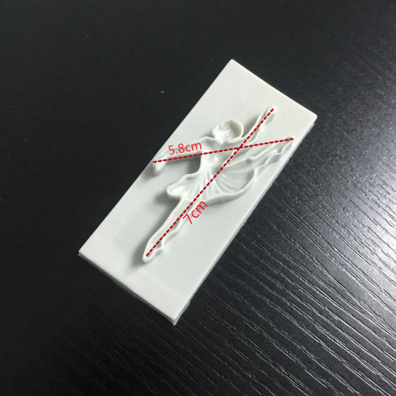 Форма из силикона Балерина 70 мм Серый (40621) - фото 2 Форма из силикона Балерина 70 мм Серый (40621) - фото 2