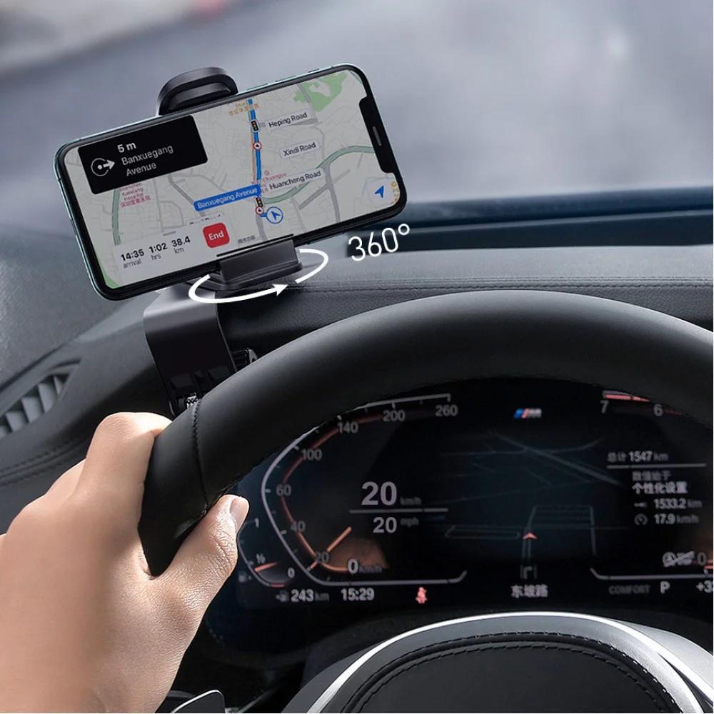 Автодержатель для телефона в машину Baseus Big Mouth Pro Car Mount холдер - фото 4