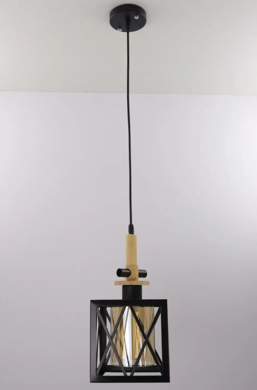 Люстра потолочная подвесная в стиле LOFT 12302/1-br Черный (NA005099)