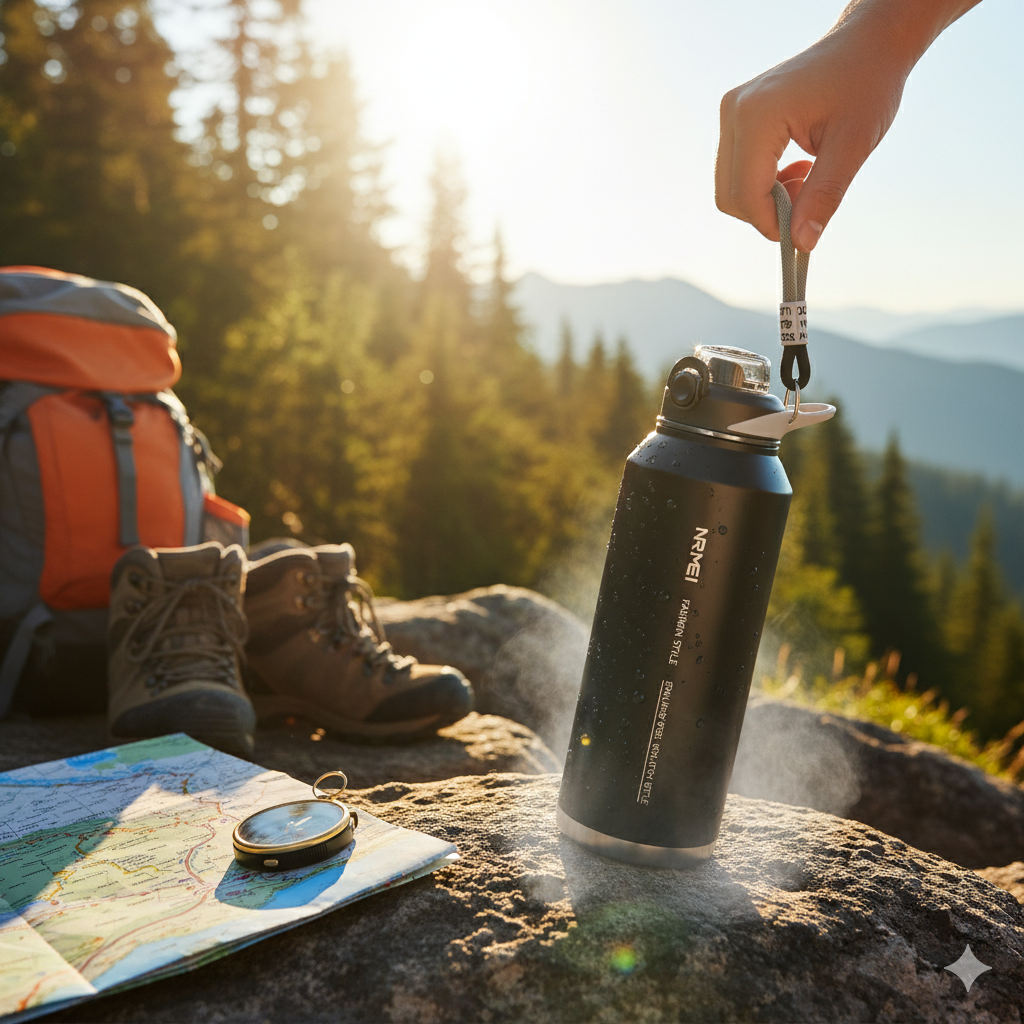 Термос NRMEI з нержавіючої сталі 316 герметичний не містить BPA 1000 мл Чорний (2817358959) - фото 10 Термос NRMEI з нержавіючої сталі 316 герметичний не містить BPA 1000 мл Чорний (2817358959) - фото 10