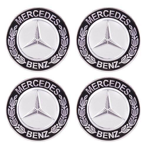 Наклейки на колпаки колес Mercedes 55 мм