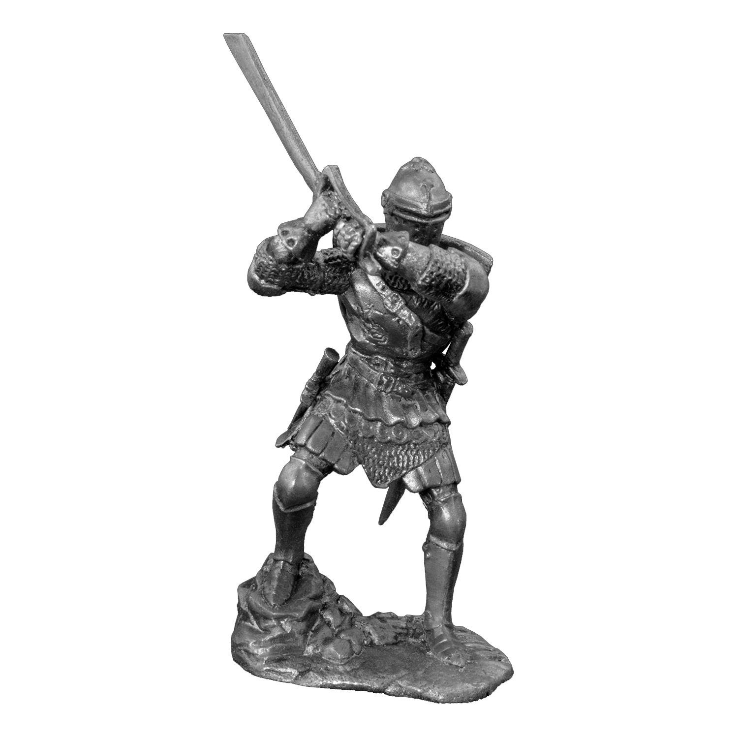 Статуетка колекційна Лицар з гранд-фальшіоном з металу та олова 6,5 см (42000107)