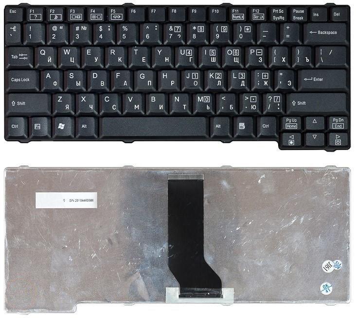 Клавиатура для ноутбука Acer TravelMate 200/210/220/230/240/250/260/520/730/740 Black