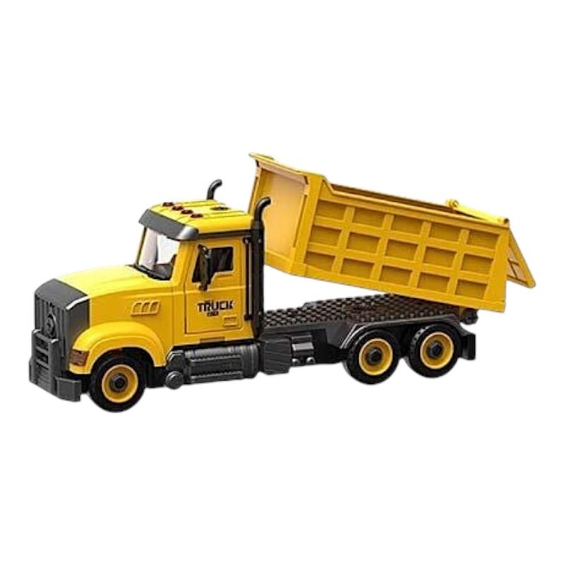Спецтехника игрушечная Toys Shop YW 9075 D Самосвал звуки/подсветка/инерция/конструктор/отвертка (2434928937)