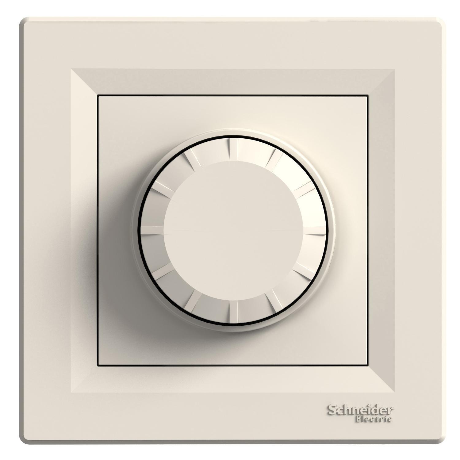 Светорегулятор проходной Schneider Electric Asfora 315 Вт Крем (EPH6600123)