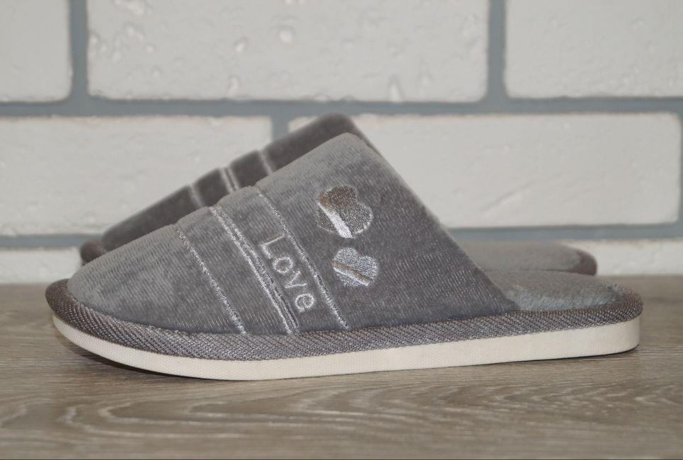 Тапочки комнатные женские NuoNuo р. 36/37 23 см Серый (31081-3637)