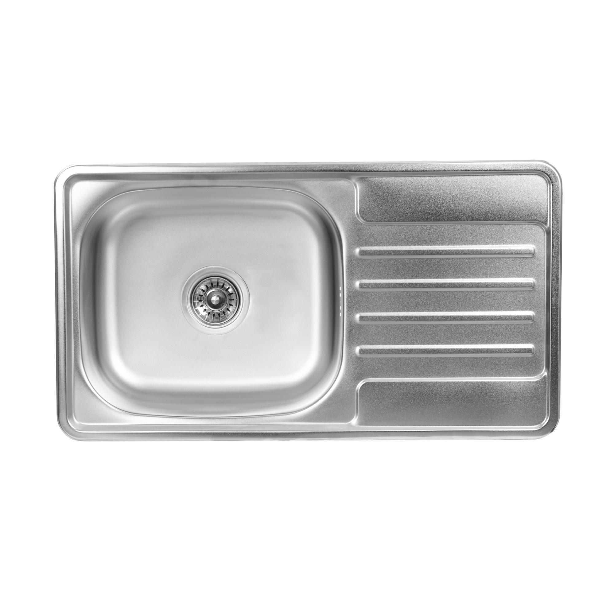 Мийка для кухні з нержавіючої сталі Platinum 7642 Сатин