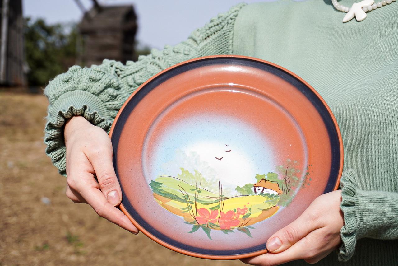 Тарелка глиняная Лето 25 см (1994100512) - фото 3 Тарелка глиняная Лето 25 см (1994100512) - фото 3