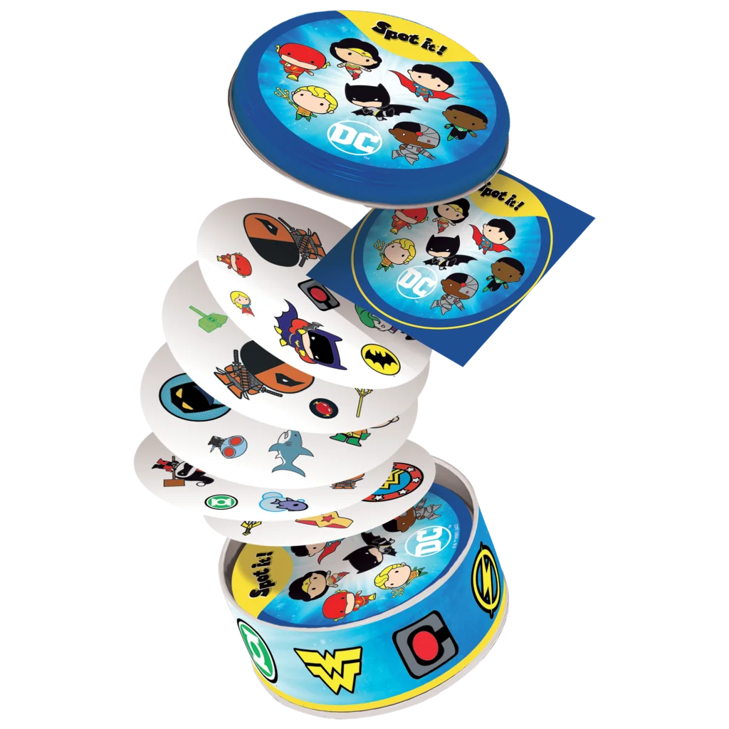 Настільна гра Dobble DC Супермен/Флеш/Бетмен/Чудо-жінка/Аквамен (26688435) - фото 2 Настільна гра Dobble DC Супермен/Флеш/Бетмен/Чудо-жінка/Аквамен (26688435) - фото 2