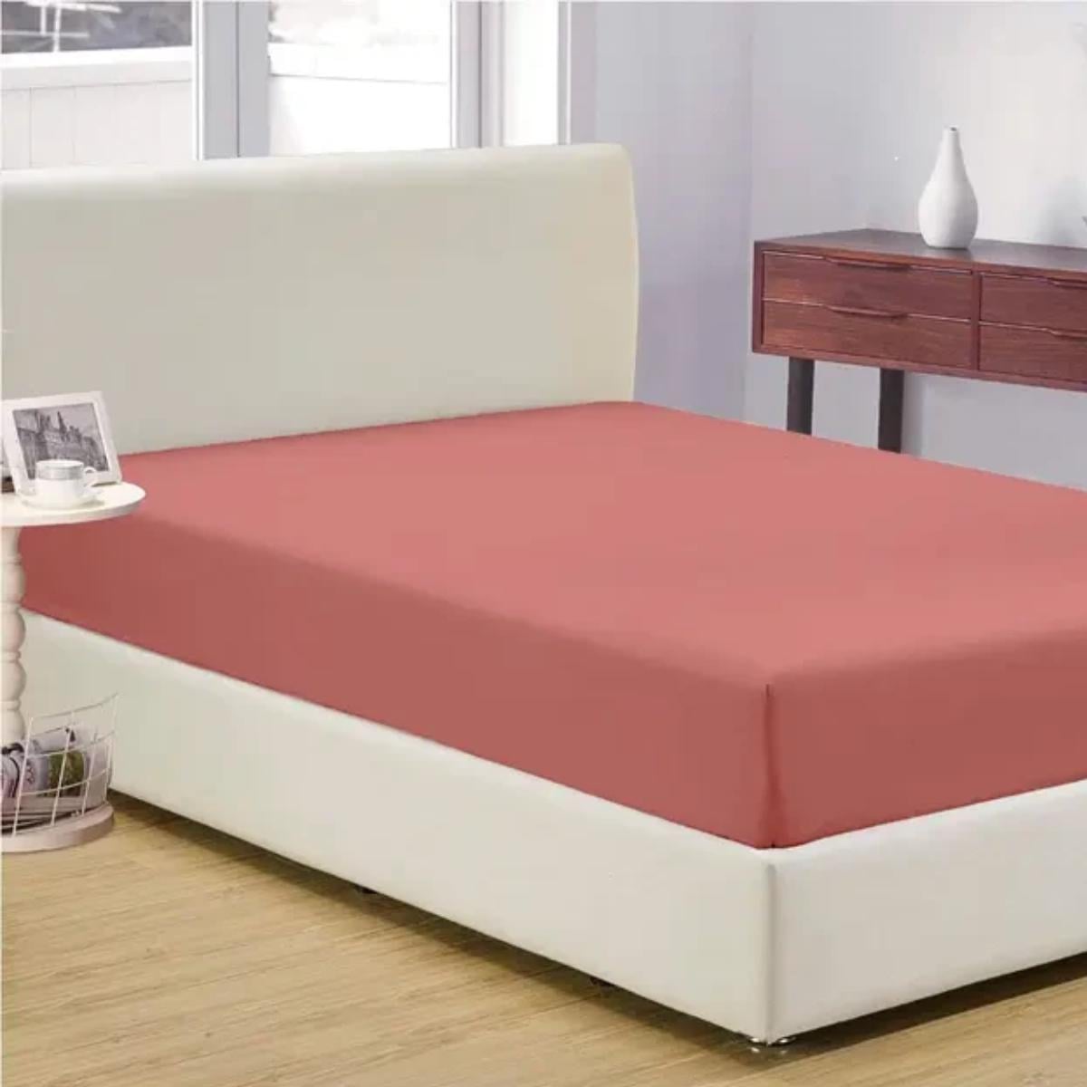 Простыня на резинке Koloco 180х200/25 см Розово-лиловый (40897) Простыня на резинке Koloco 180х200/25 см Розово-лиловый (40897)