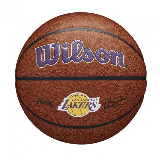 Мяч Баскетбольный Wilson NBA Team Alliance Basketball р. 7 (WTB3100XBLAL - Los Angeles Lakers)