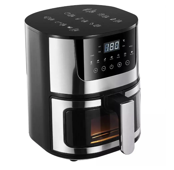 Аэрофритюрница Gold Diamond TK-003010 сенсорная 4000 Вт 8 л Черный (2777571782)