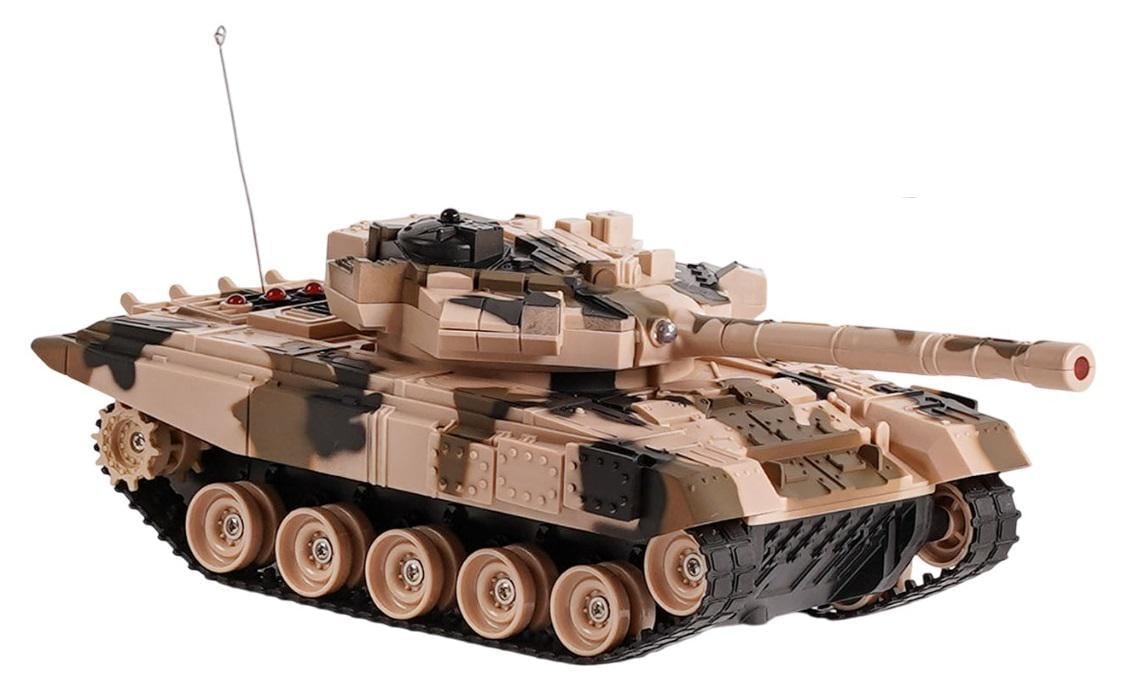 Танк на радиоуправлении Battle Tank аккумулятор 4,8V свет/звук Camouflage (119426)