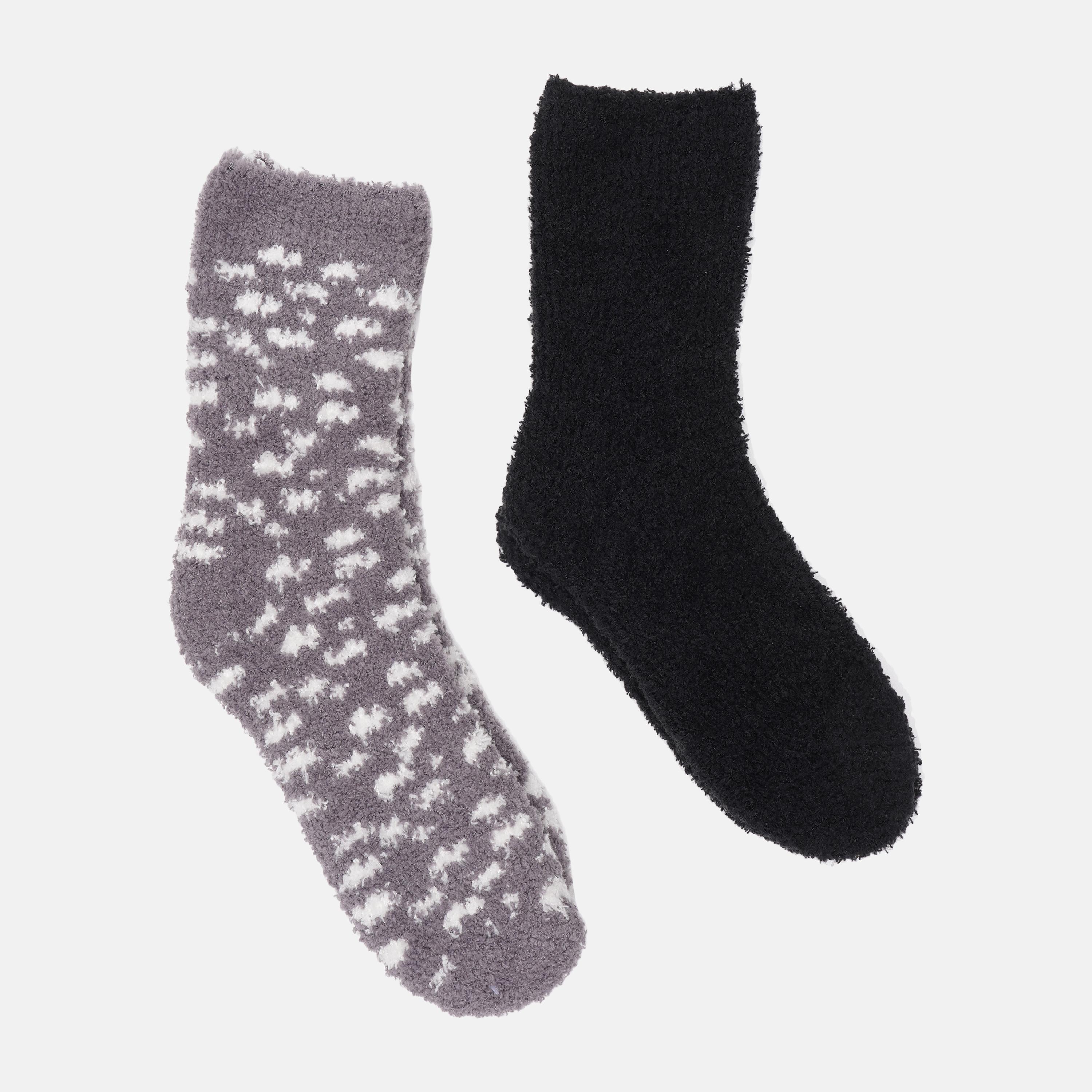 Носки C&A 2 пары р. 35-38 Серый/Черный (2240274090408)