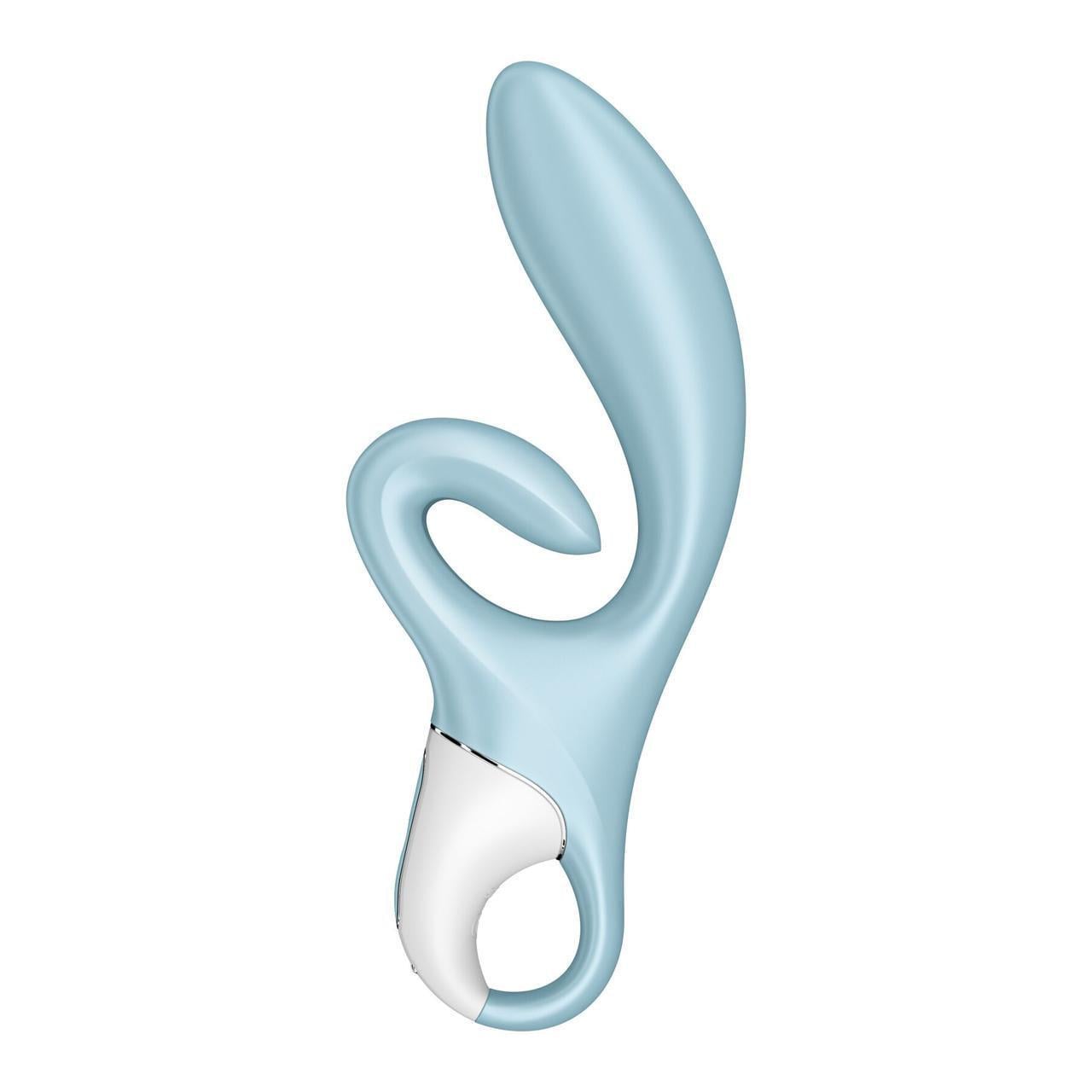Вибратор-кролик Satisfyer Touch Me с двойным отростком и тремя мощными моторами Голубой (2112975360)