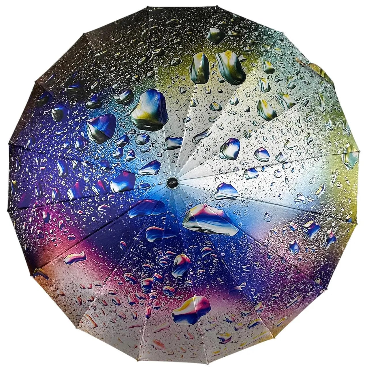 Зонтикик автомат Три Слона женская на 16 карбоновых усиленных спиц сатиновый купол 105 см Зеленый (7521 -06)