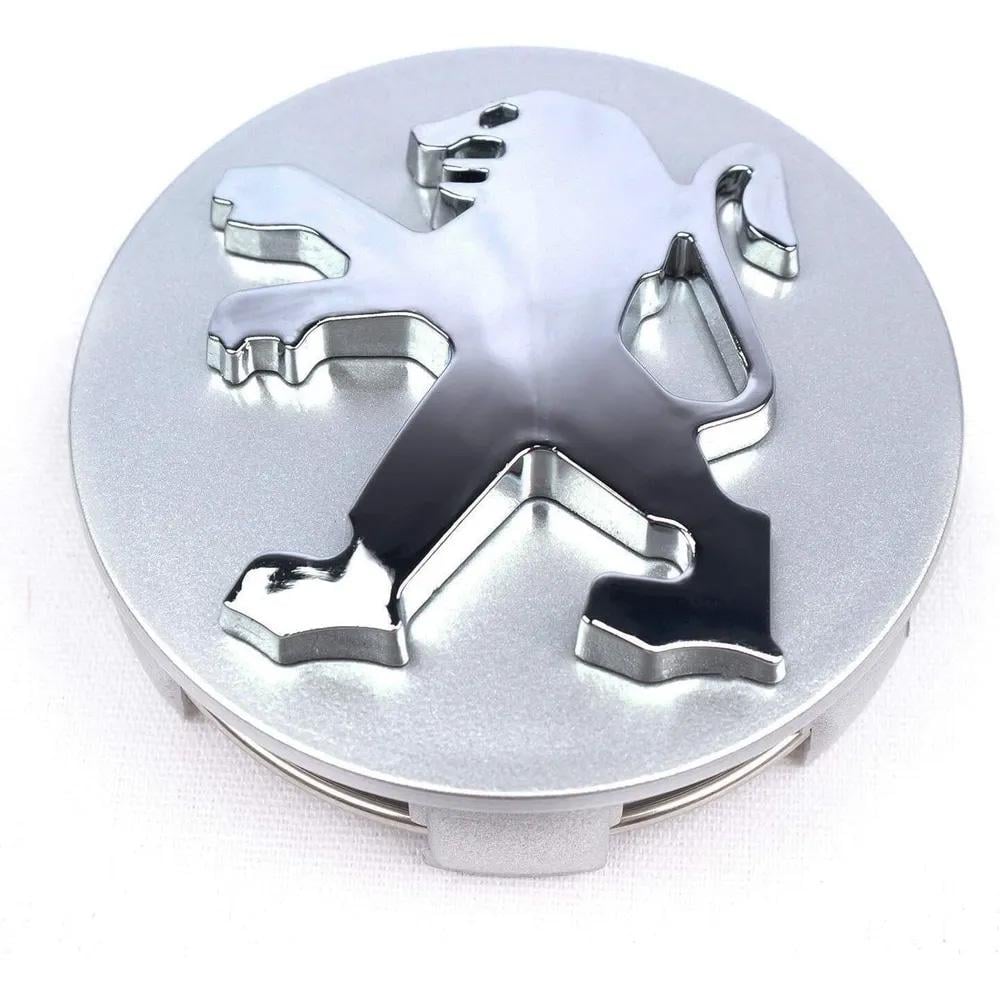 Заглушки дисків Peugeot 60 мм Хром (26551589)