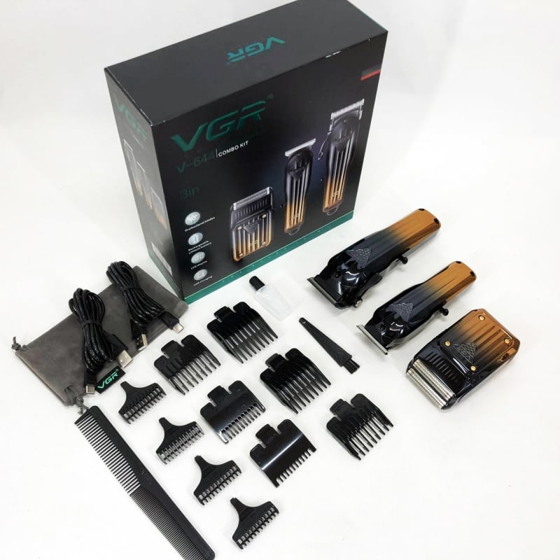 Машинка для стрижки VGR V-644 3в1 аккумуляторная комплект (tf7436) - фото 14 Машинка для стрижки VGR V-644 3в1 аккумуляторная комплект (tf7436) - фото 14