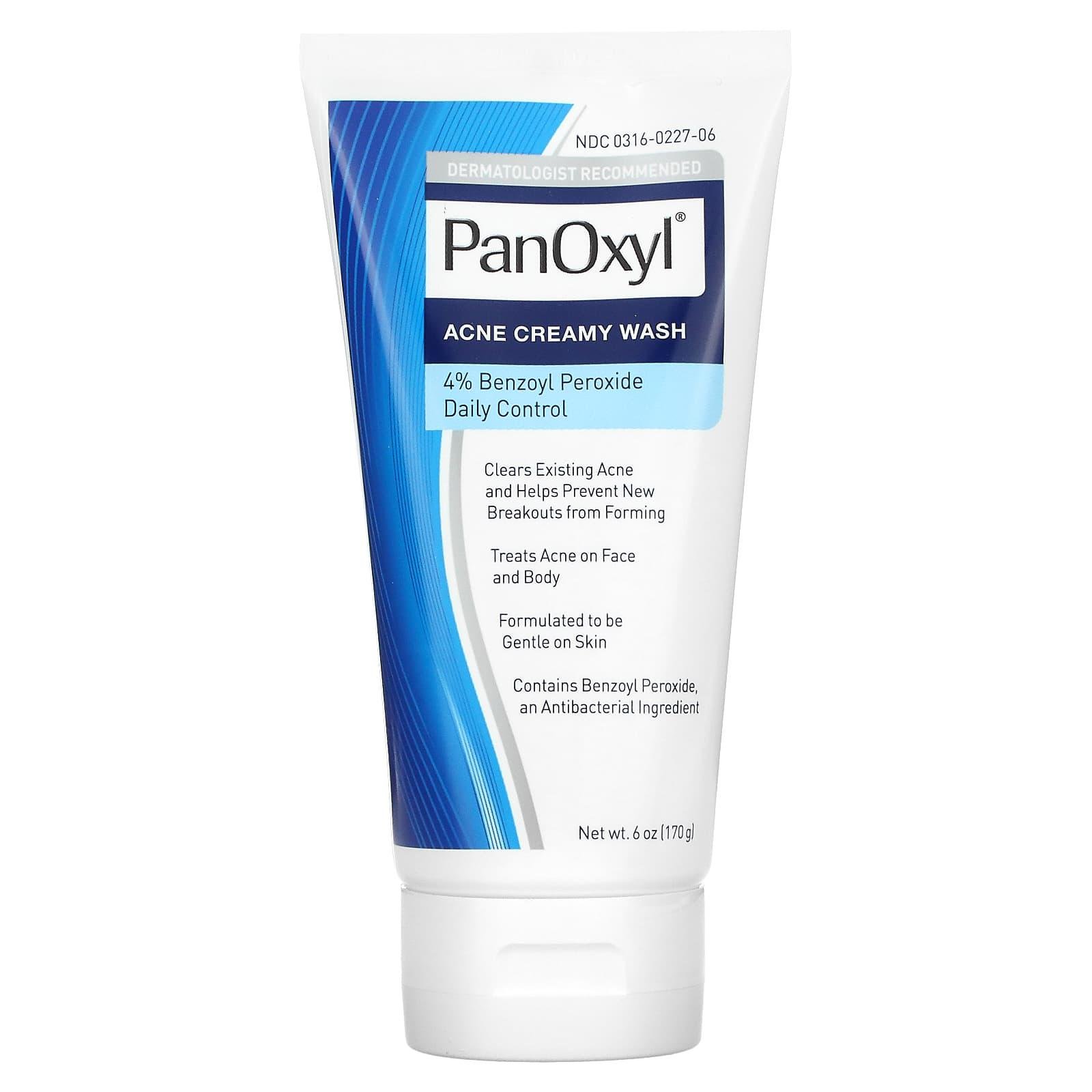 Пенка для умывания от акне PanOxyl Acne Creamy Wash 4%