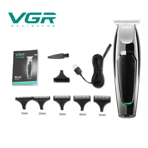 Машинка для стрижки волос VGR 5 Вт Li-ion Черный (V-030) - фото 5