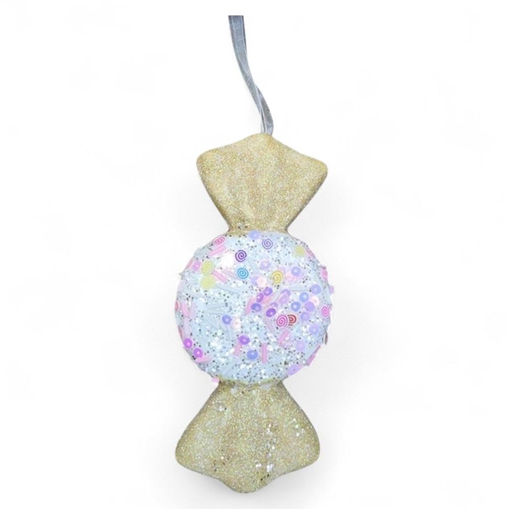 Игрушка-подвеска новогодняя Candy 15 см (R33882) - фото 1 Игрушка-подвеска новогодняя Candy 15 см (R33882) - фото 1