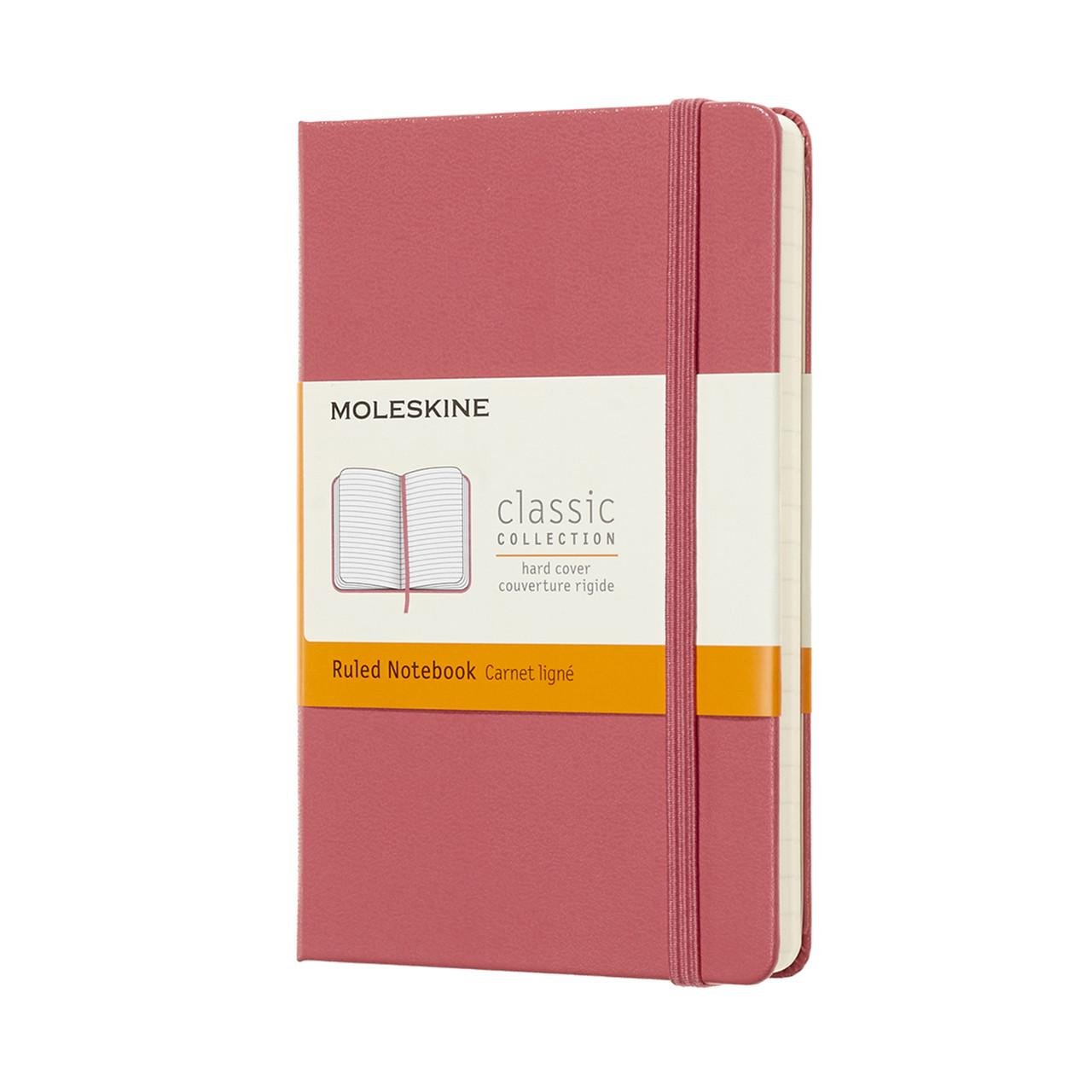 Блокнот Moleskine Classic карманный 9х14 см 192 страницы в линейку пастельно- Розовый