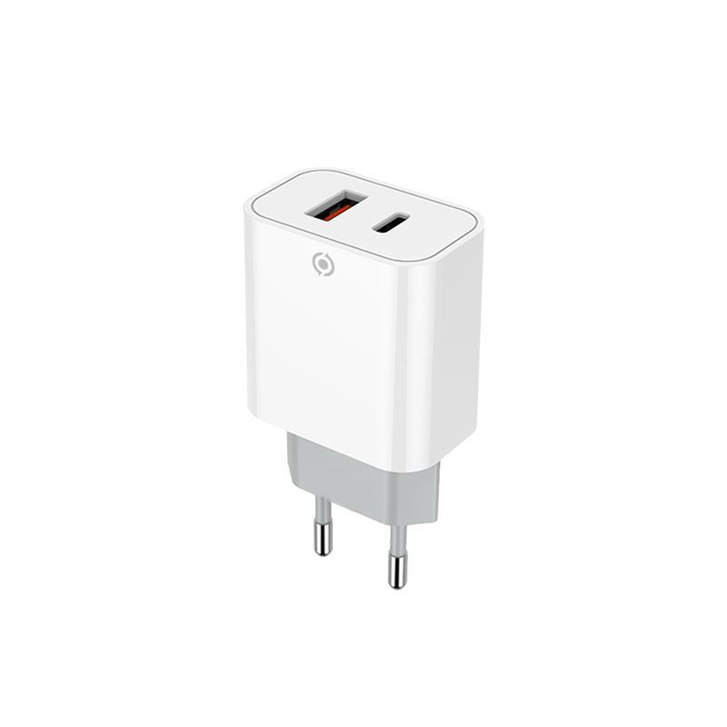 Зарядное устройство сетевое Piko TC-PD202 USB-C/USB-A PD 3.0/QC 3.0 20 Вт White (1283126515132)