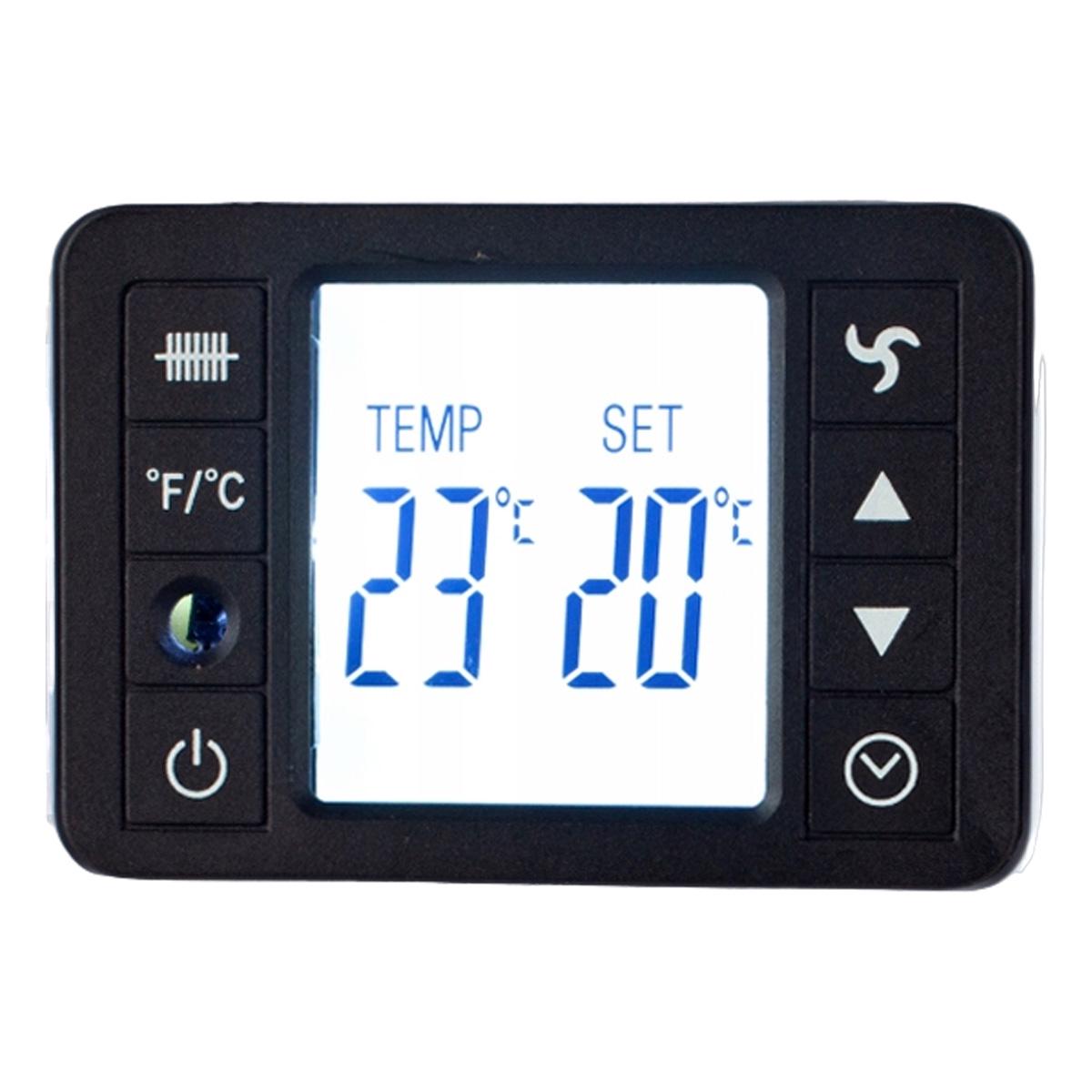 Конвектор-нагрівач з фронтальним обдуванням Maltec CH3500DW 107514 термостат дисплей/пульт ДК 3 режими 2300 Вт Білий - фото 13