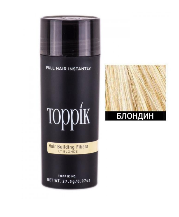 Загуститель пудровый для волос Toppik Light Blonde для коррекции проблемных зон 27,5 г - фото 7