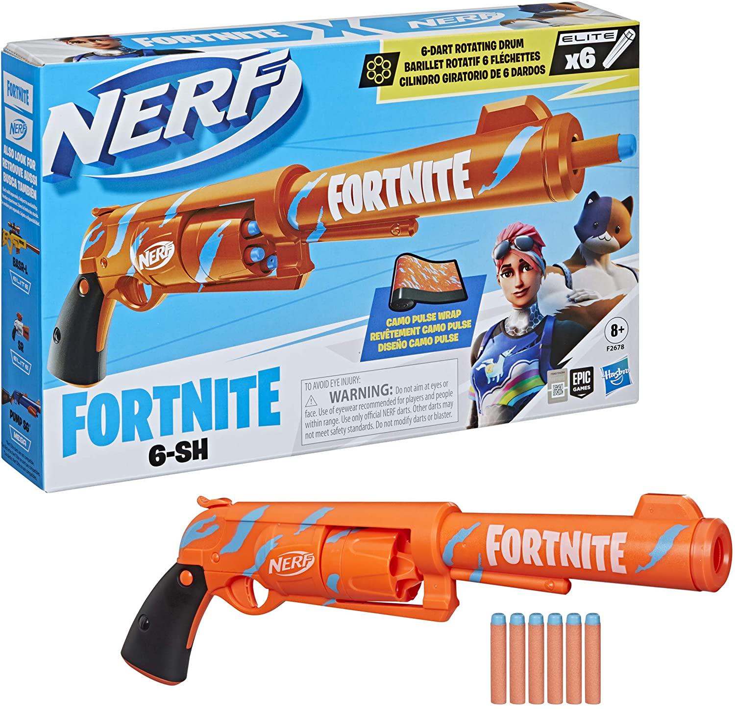 Бластер Nerf Fortnite 6-SH Dart (F2678)