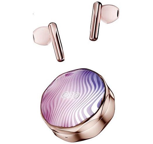 Наушники беспроводные QCY T21 FairyBuds TWS Pink