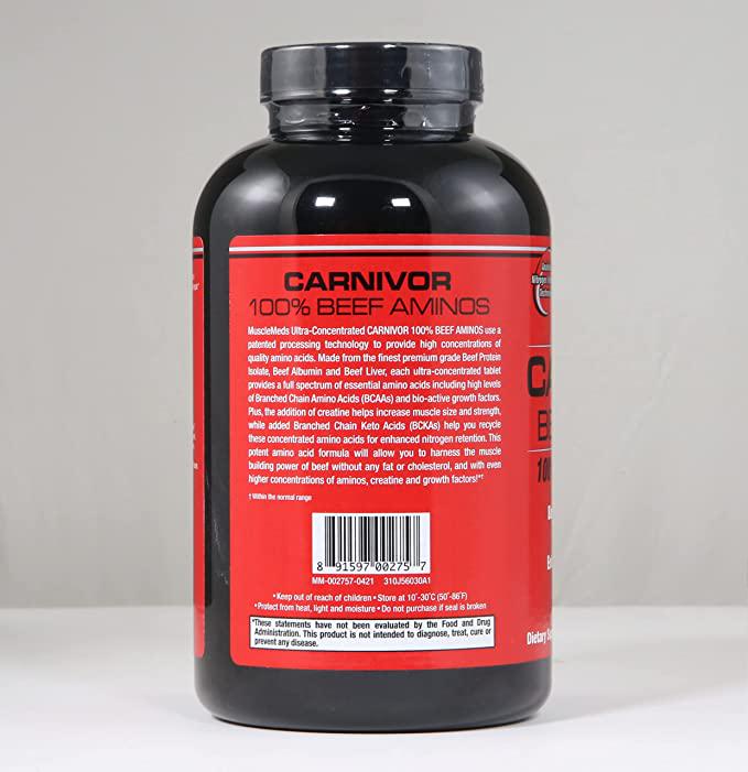 Аминокомплекс MuscleMeds Carnivor Beef Aminos 300 таблеток (1113) - фото 3