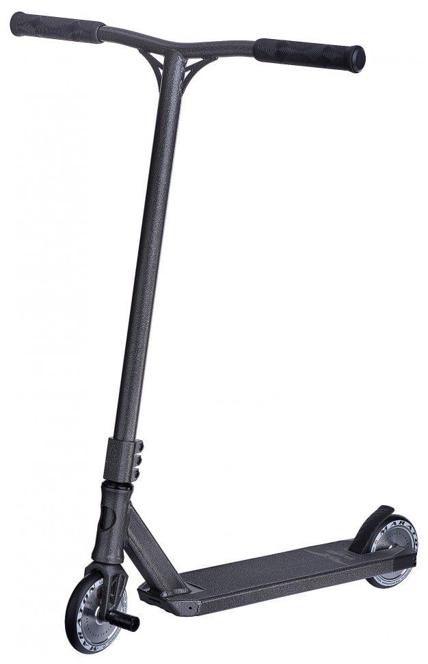 Самокат трюковый Maraton Wall Ride с пегами Серебристый