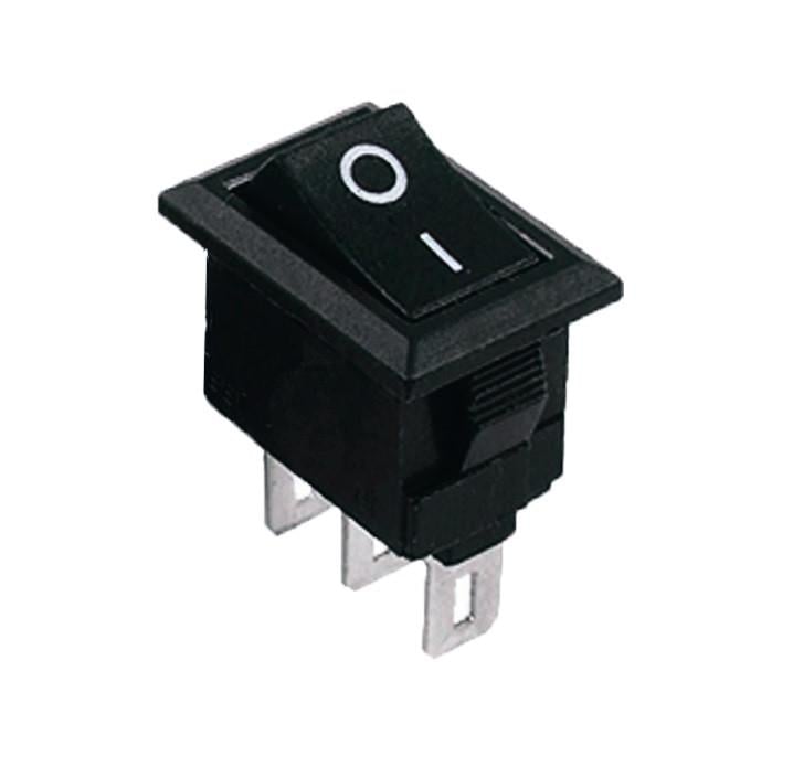 Переключатель TechnoSystems KCD1-102 B/B Black (5500673)