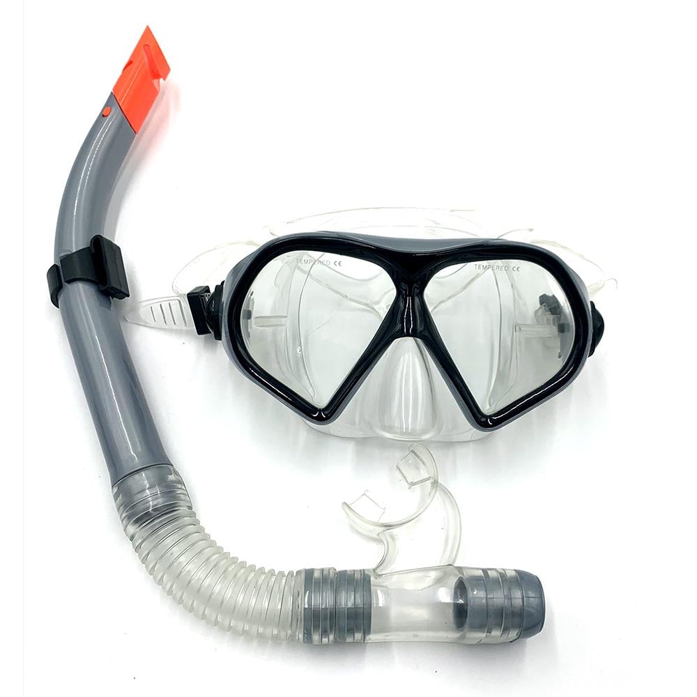 Набір для плавання Newt DLV маска і трубка Сірий (NE-SW-95-GR) Набір для плавання Newt DLV маска і трубка Сірий (NE-SW-95-GR)