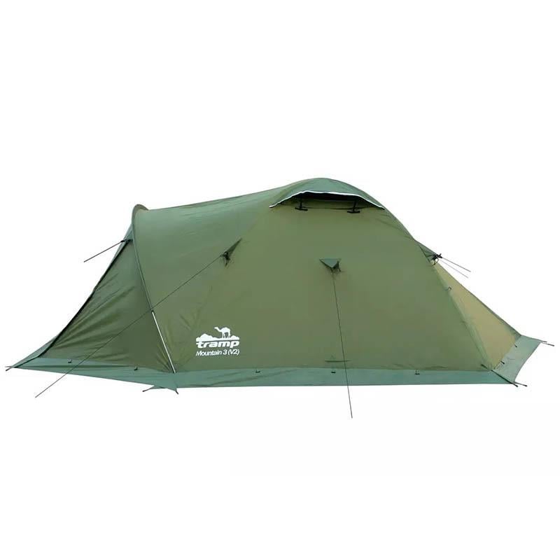 Палатка четырехместная Tramp Mountain 4 v2 Green (UTRT-024-green) - фото 1