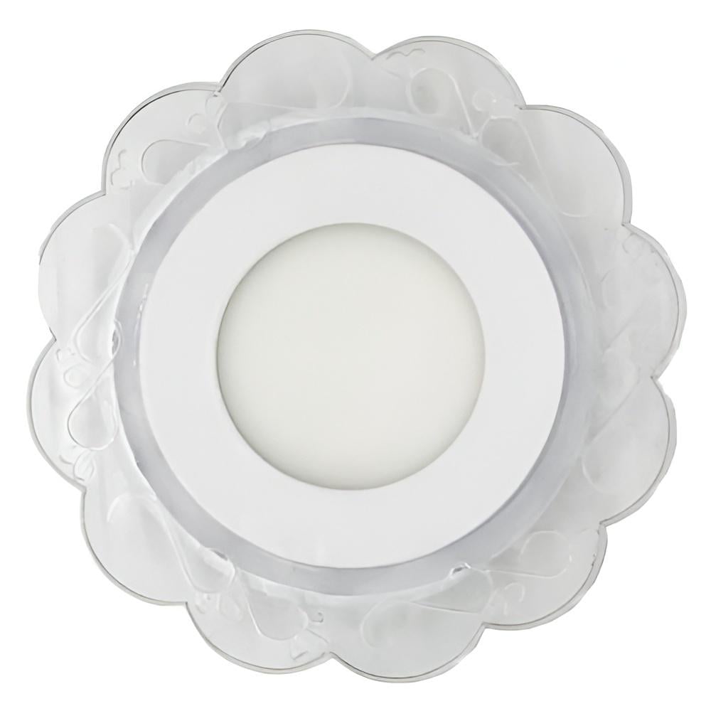 Панель LED Lemanso Ромашка 3W + 3W 320Lm 4500K з жовтою підсвіткою (LM909)