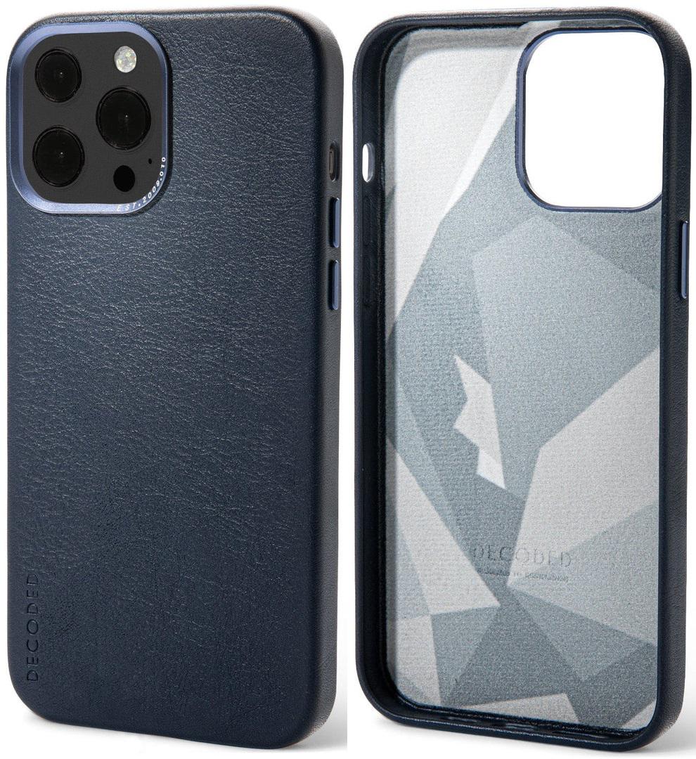 Чохол шкіряний Decoded Leather Case with MagSafe для Apple Iphone 13 Pro 6,1" Matt Navy Blue (11774552)