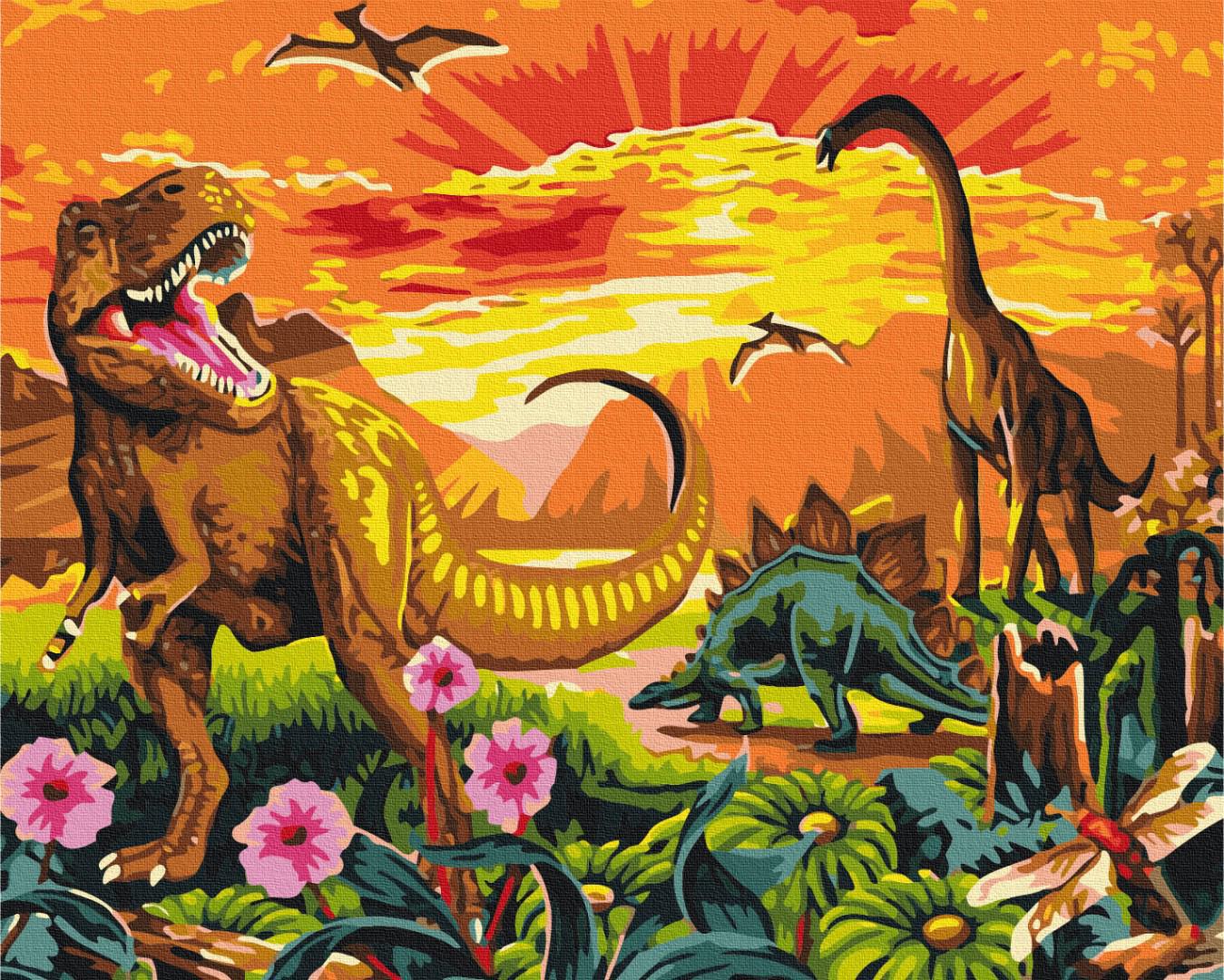 Картина по номерам Brushme Мир прошлого 40x50 см (BS52257) Картина по номерам Brushme Мир прошлого 40x50 см (BS52257)