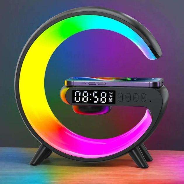 Лампа-нічник настільна G-Smart Light G63 RGB світлодіодна Чорний (14378520) - фото 6