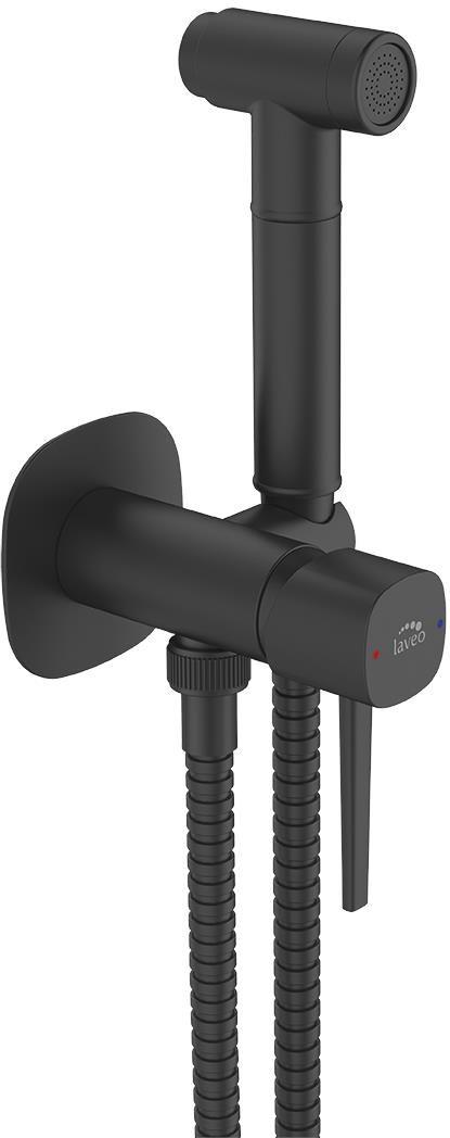 Смеситель для биде Laveo Pola Black (BAP731P)